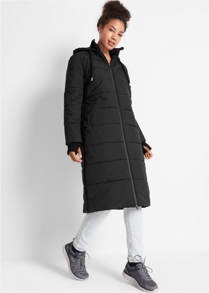 bonprix Steppmantel Steppmantel mit Kapuze von bonprix