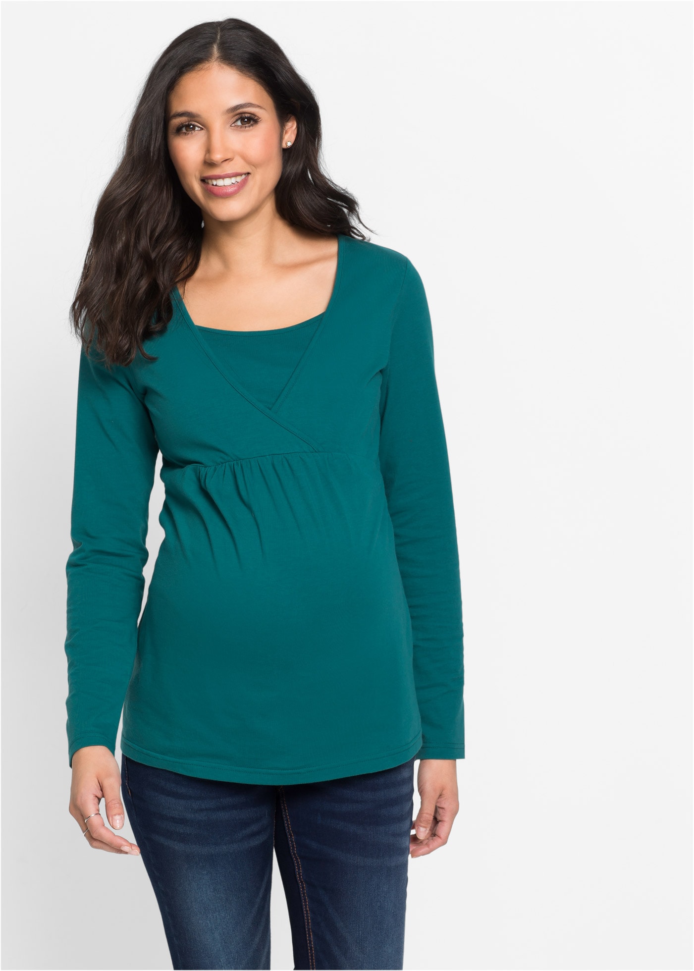 bonprix Stillshirt, 2-in-1 Umstands- und Stillshirt von bonprix