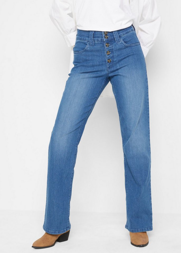 bonprix Straight-Jeans mit Taschen von bonprix
