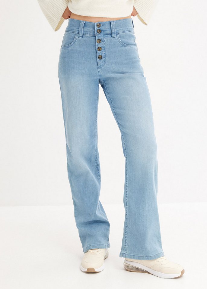 bonprix Straight-Jeans mit Taschen von bonprix