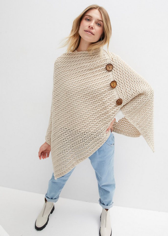 bonprix Strickponcho von bonprix