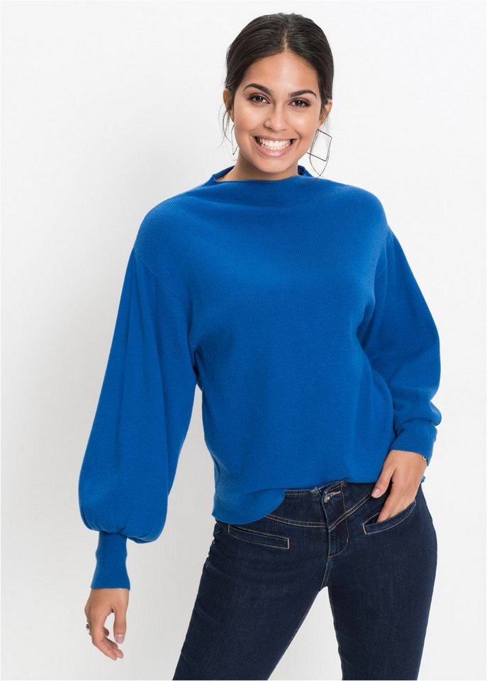 bonprix Strickpullover Oversize-Pullover aus Viskose-Mix von bonprix