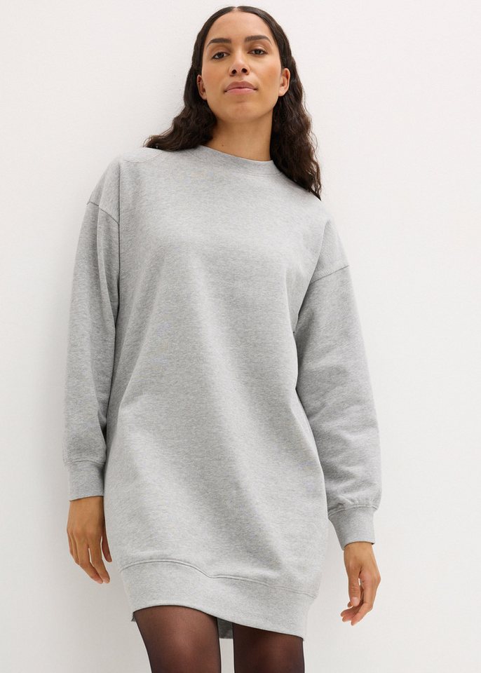 bonprix Sweatkleid im Oversized-Look und mit Rundhalsausschnitt von bonprix