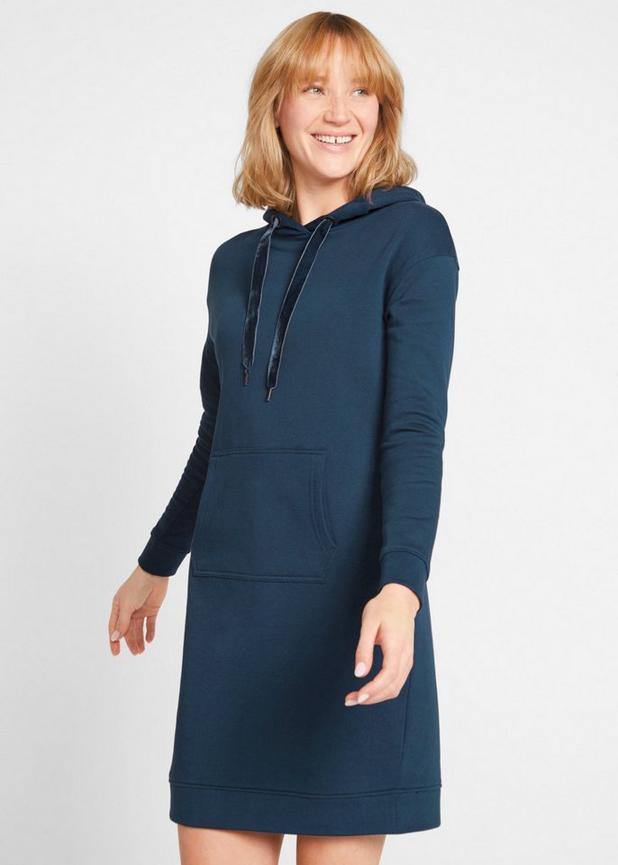 bonprix Sweatkleid mit Kapuze und Kängurutasche von bonprix