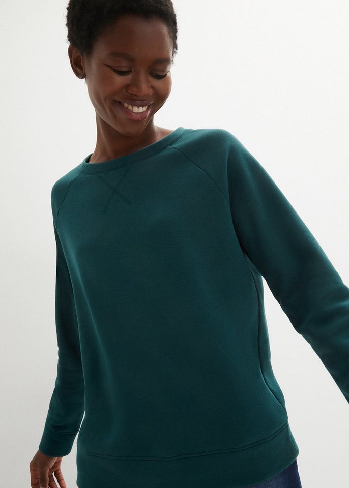 bonprix Sweatshirt mit Rundhalsauschnitt von bonprix