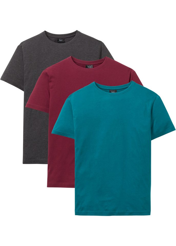 bonprix T-Shirt (Packung, 3-tlg., 3) T-Shirt (3er Pack) von bonprix