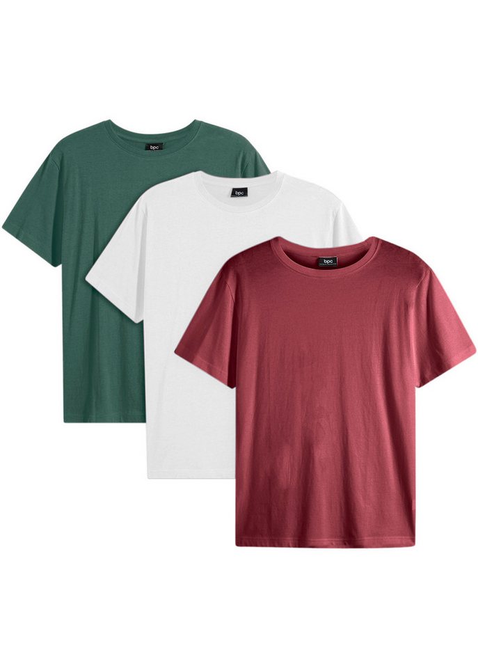 bonprix T-Shirt (Packung, 3-tlg., 3) T-Shirt (3er Pack) von bonprix