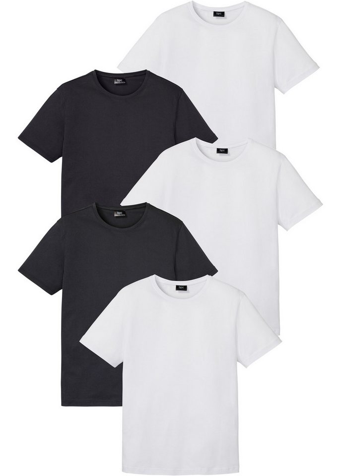 bonprix T-Shirt (Packung, 5-tlg., 5) T-Shirt (5er Pack) von bonprix