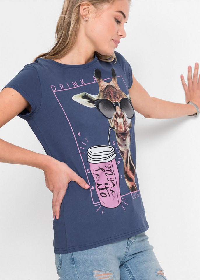 bonprix T-Shirt T-Shirt aus reiner Baumwolle von bonprix