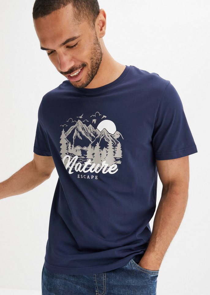 bonprix T-Shirt T-Shirt aus reiner Baumwolle von bonprix