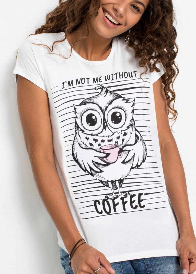 bonprix T-Shirt T- Shirt aus reiner Baumwolle von bonprix