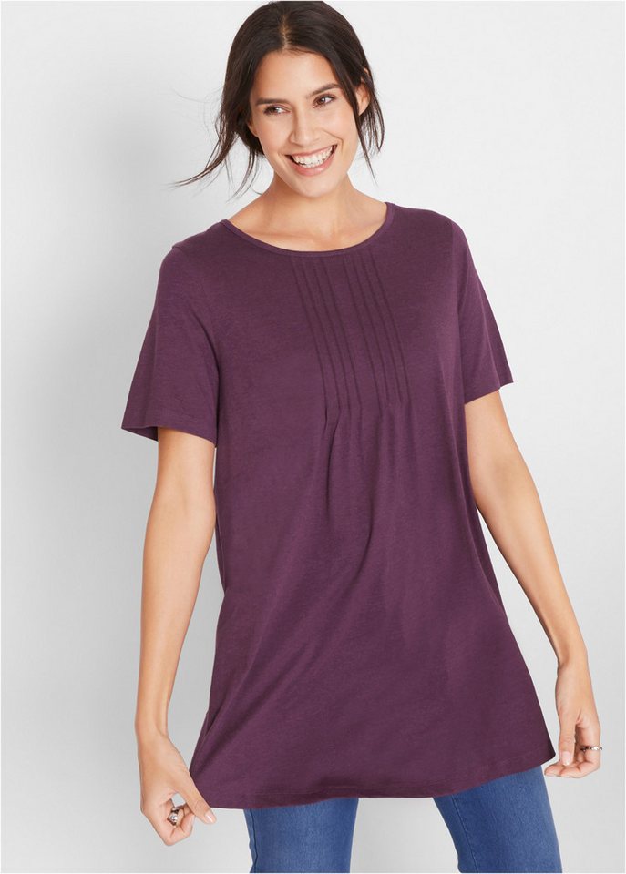 bonprix T-Shirt T-Shirt in A-Linien-Form, kurzarm von bonprix