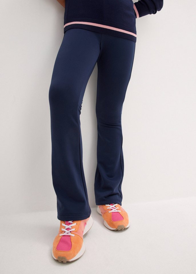 bonprix Thermohose Ausgestellte Jerseyhose mit angerauter Innenseite von bonprix