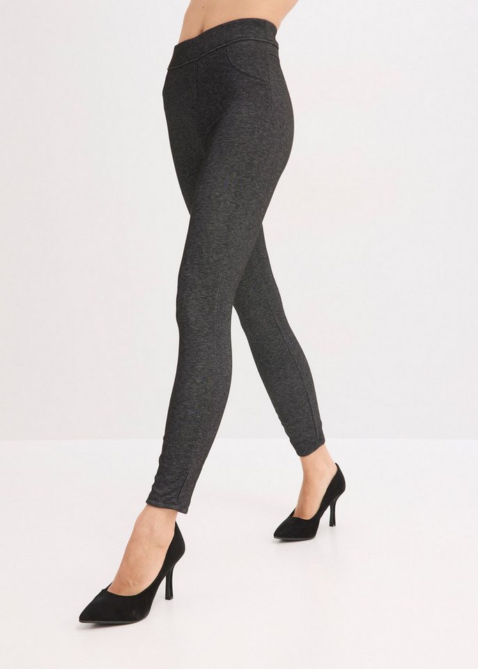 bonprix Thermoleggings Thermo Leggings in Jeansoptik von bonprix