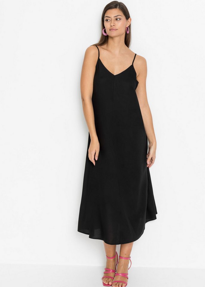 bonprix Trägerkleid Trägerkleid aus feiner Viskose von bonprix