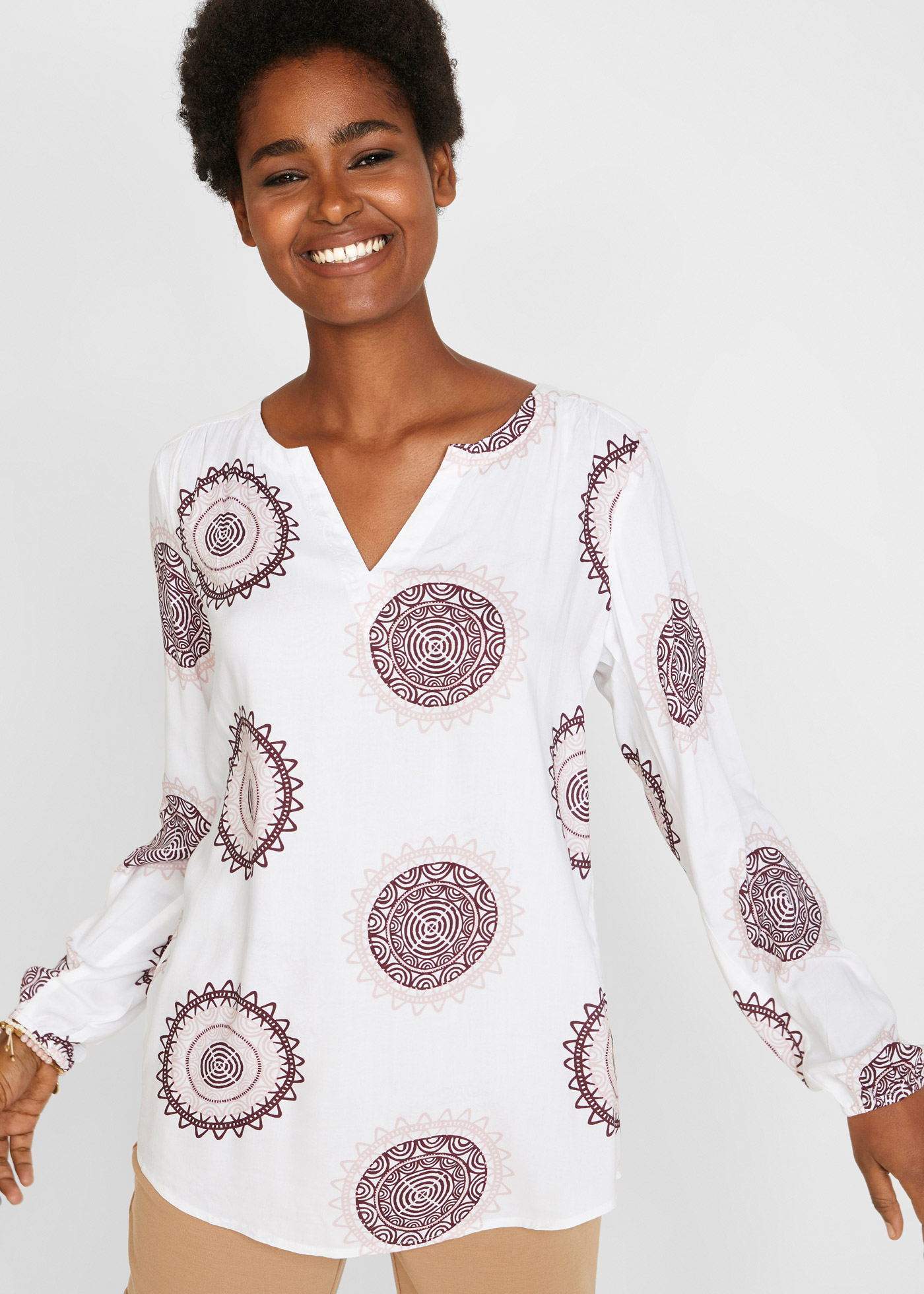 bonprix Tunika "Tunikabluse aus softer Viskose" Tunikabluse aus softer Viskose von bonprix