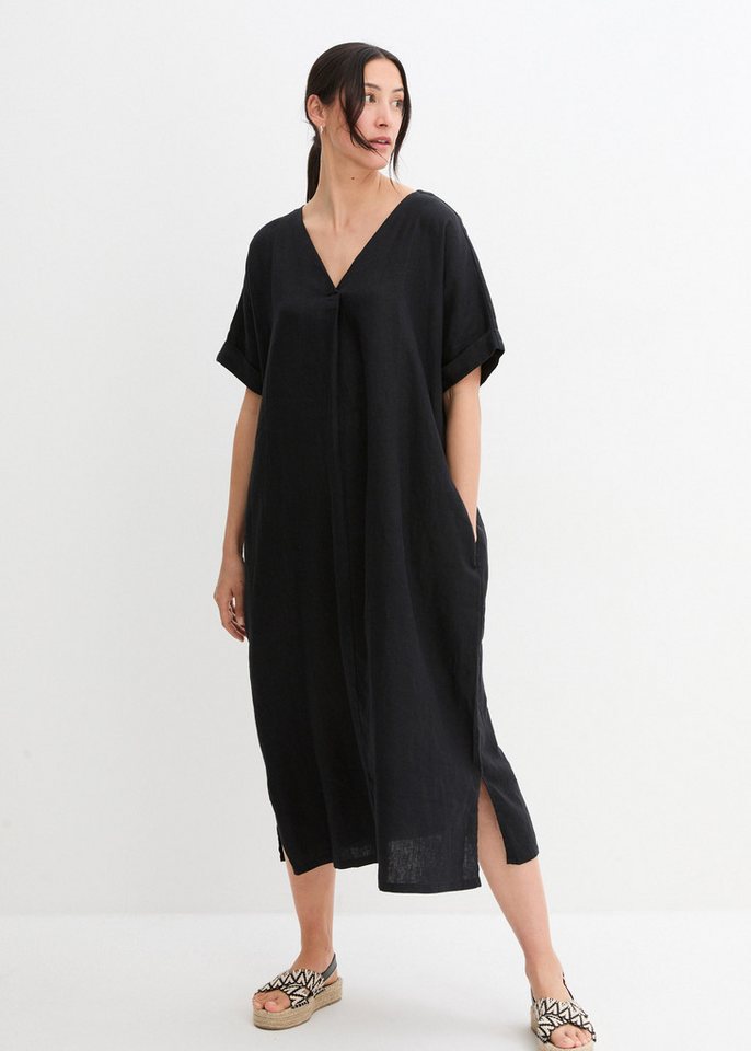 bonprix Tunikakleid Kaftan-Kleid aus reinem Leinen von bonprix