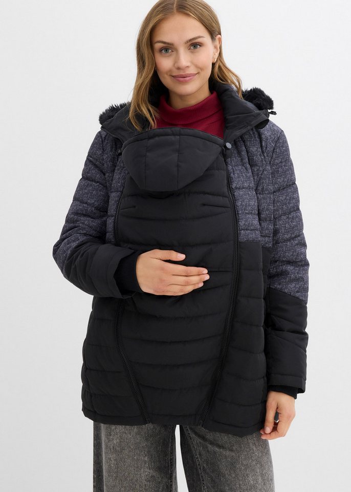 bonprix Umstandsmantel Wattierte 3-in-1 Umstandsjacke von bonprix