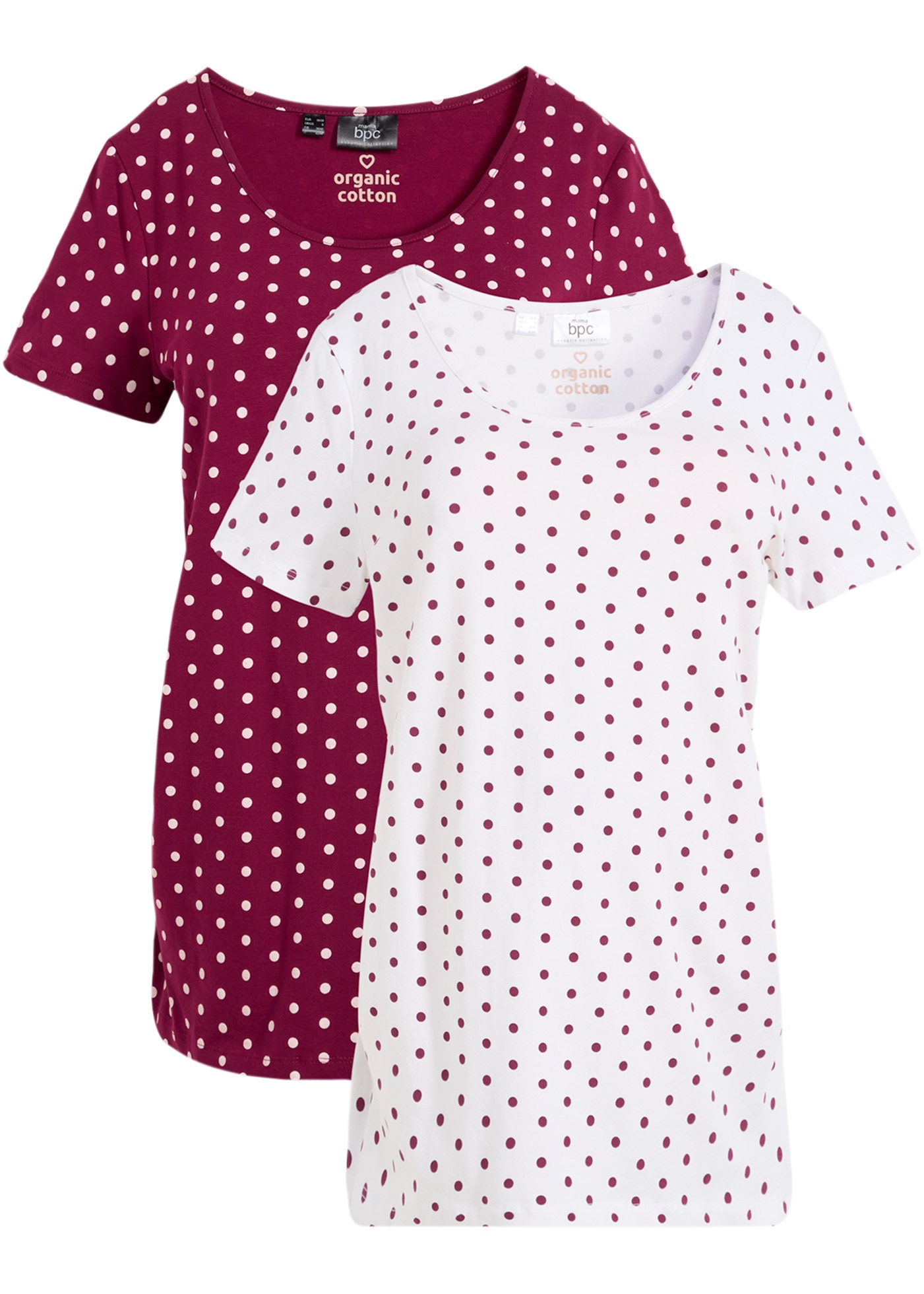 bonprix Umstandsshirt Packung, 2 Stk. tlg. von bonprix