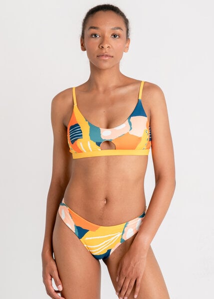 boochen Bikini Top Diani - Wendbares Surf Bikini-Oberteil - Print von boochen