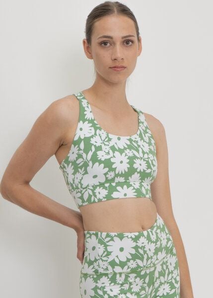 boochen Sport BH Ubud - Top mit Blumenprint von boochen