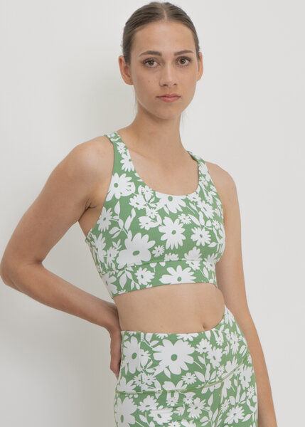 boochen Sport BH Ubud - Top mit Blumenprint von boochen