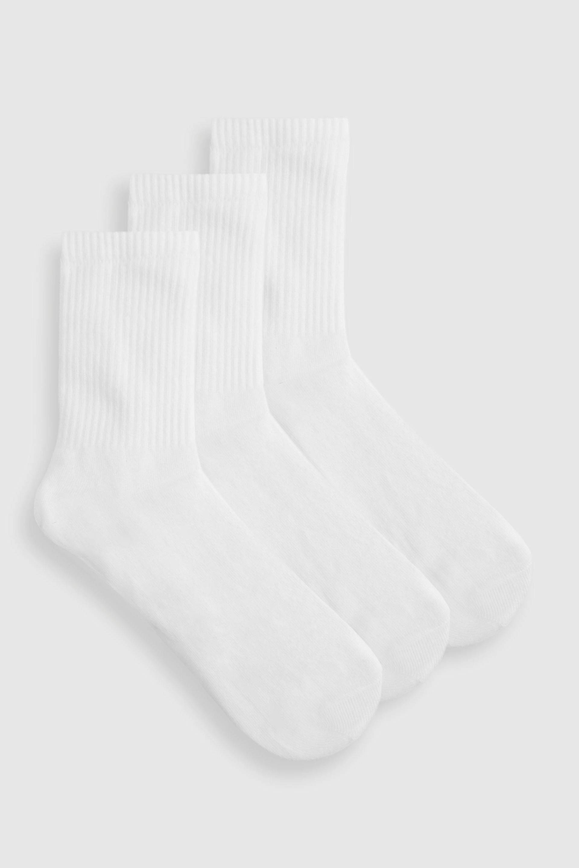 3Er-Pack Sportsocken - White - One Size, White von boohoo