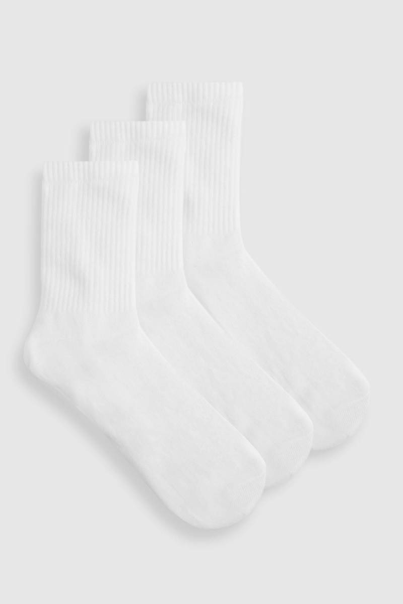 3Er-Pack Sportsocken - White - One Size, White von boohoo
