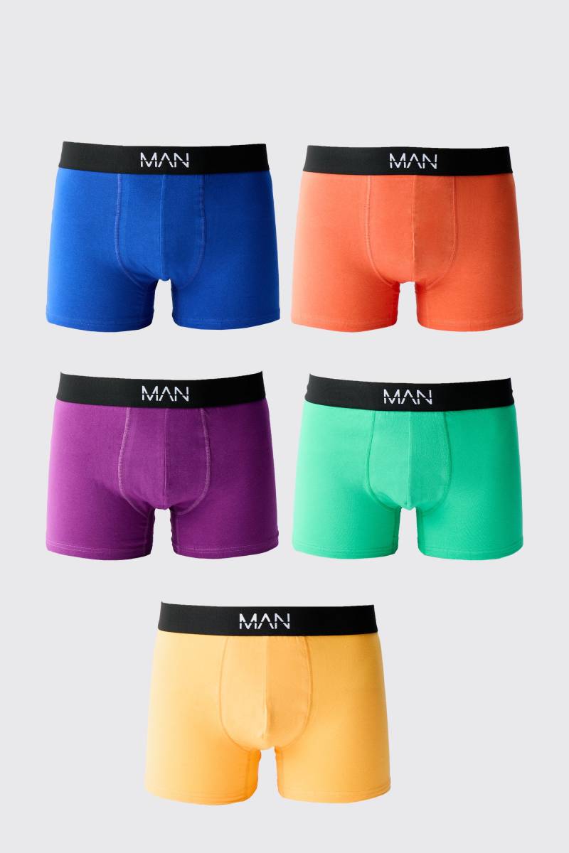 5Er-Pack Bunte Man Boxershorts - Multi - S, Multi 5Er-Pack Bunte Man Boxershorts - Multi - S, Multi von boohoo