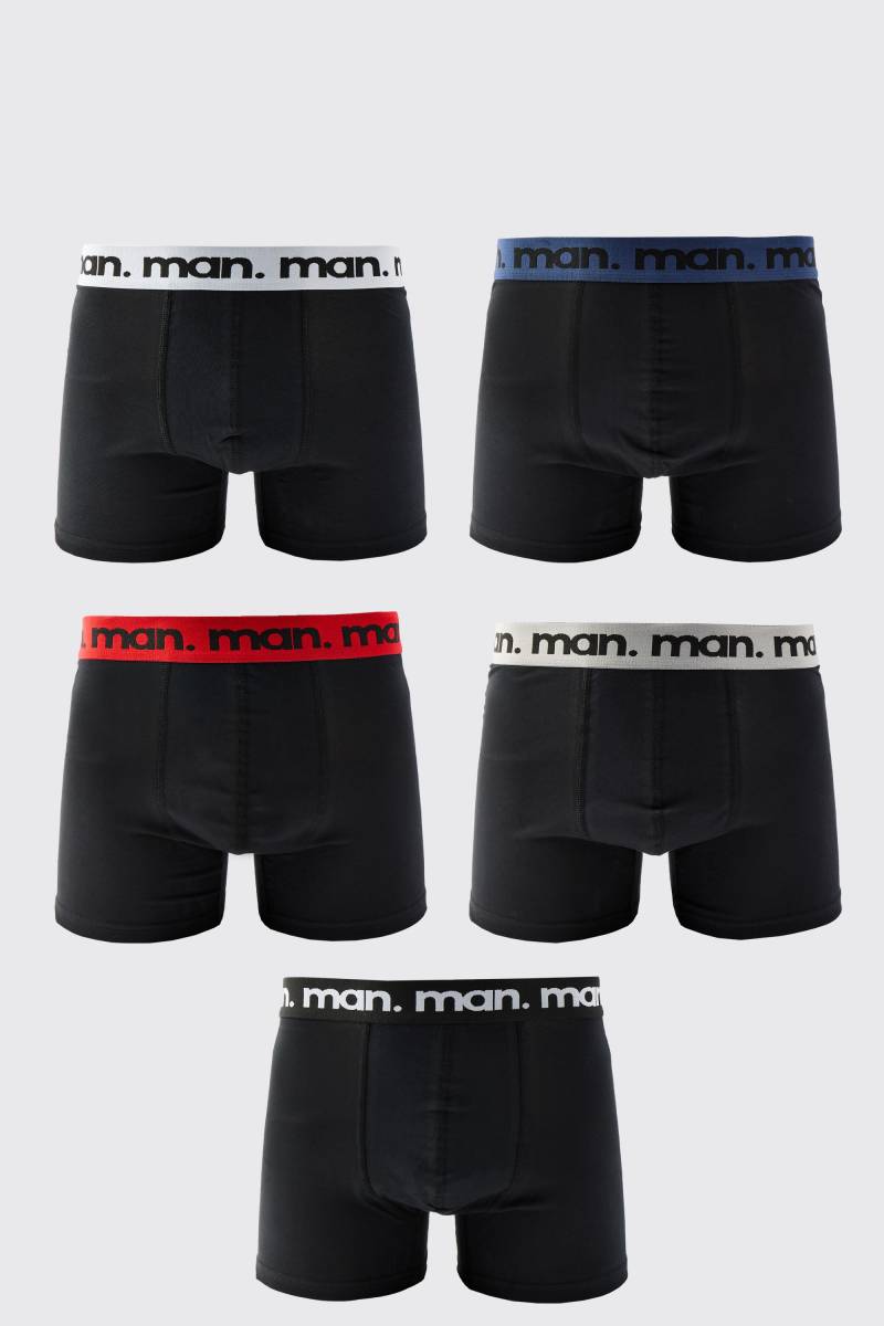 5Er-Pack Bunte Man Boxershorts - Multi - S, Multi 5Er-Pack Bunte Man Boxershorts - Multi - S, Multi von boohoo
