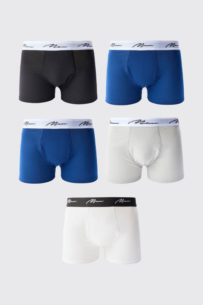 7Er-Pack Bunte Man Boxershorts - Multi - L, Multi von boohoo