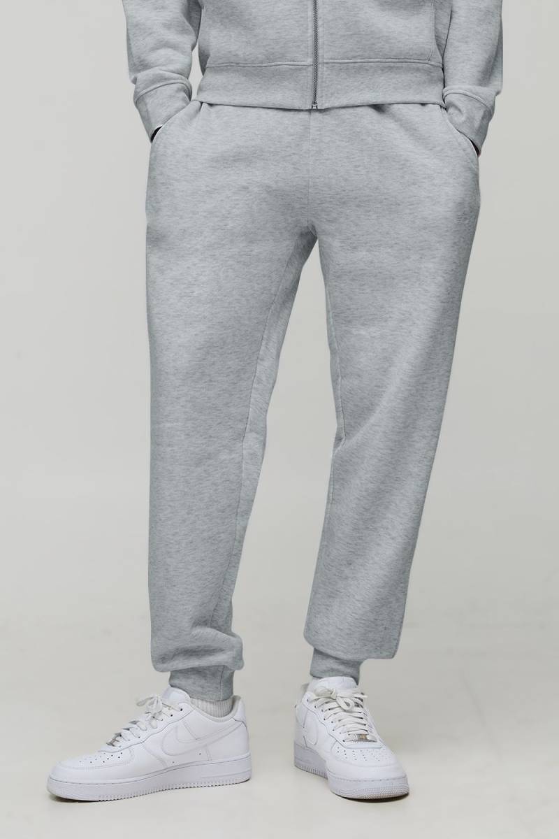 Basic Bm Signature Regular Fit Jogger - Grey Marl - Xs, Grey Marl Basic Bm Signature Regular Fit Jogger - Grey Marl - Xs, Grey Marl von boohoo