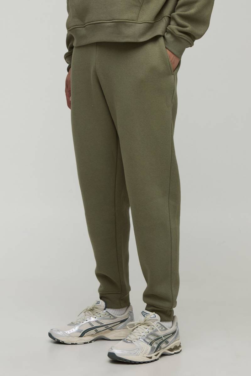 Basic Regular Fit Jogger - Khaki - M, Khaki von boohoo