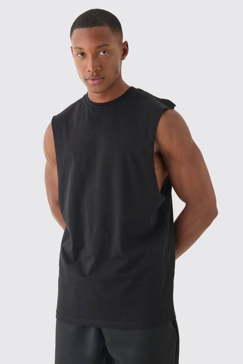 Basic Vesttop Mit Weiten Armlöchern - Black - Xs, Black Basic Vesttop Mit Weiten Armlöchern - Black - Xs, Black von boohoo