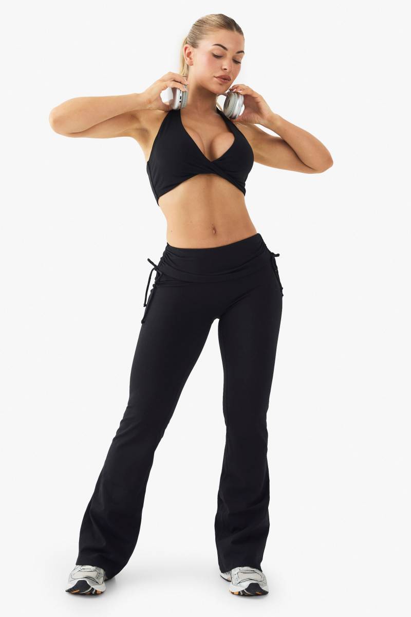 Dsgn Studio Superweiche Sculpt Schlagleggings Mit Seitlicher Raffung - Black - Xs, Black Dsgn Studio Superweiche Sculpt Schlagleggings Mit Seitlicher Raffung - Black - Xs, Black von boohoo