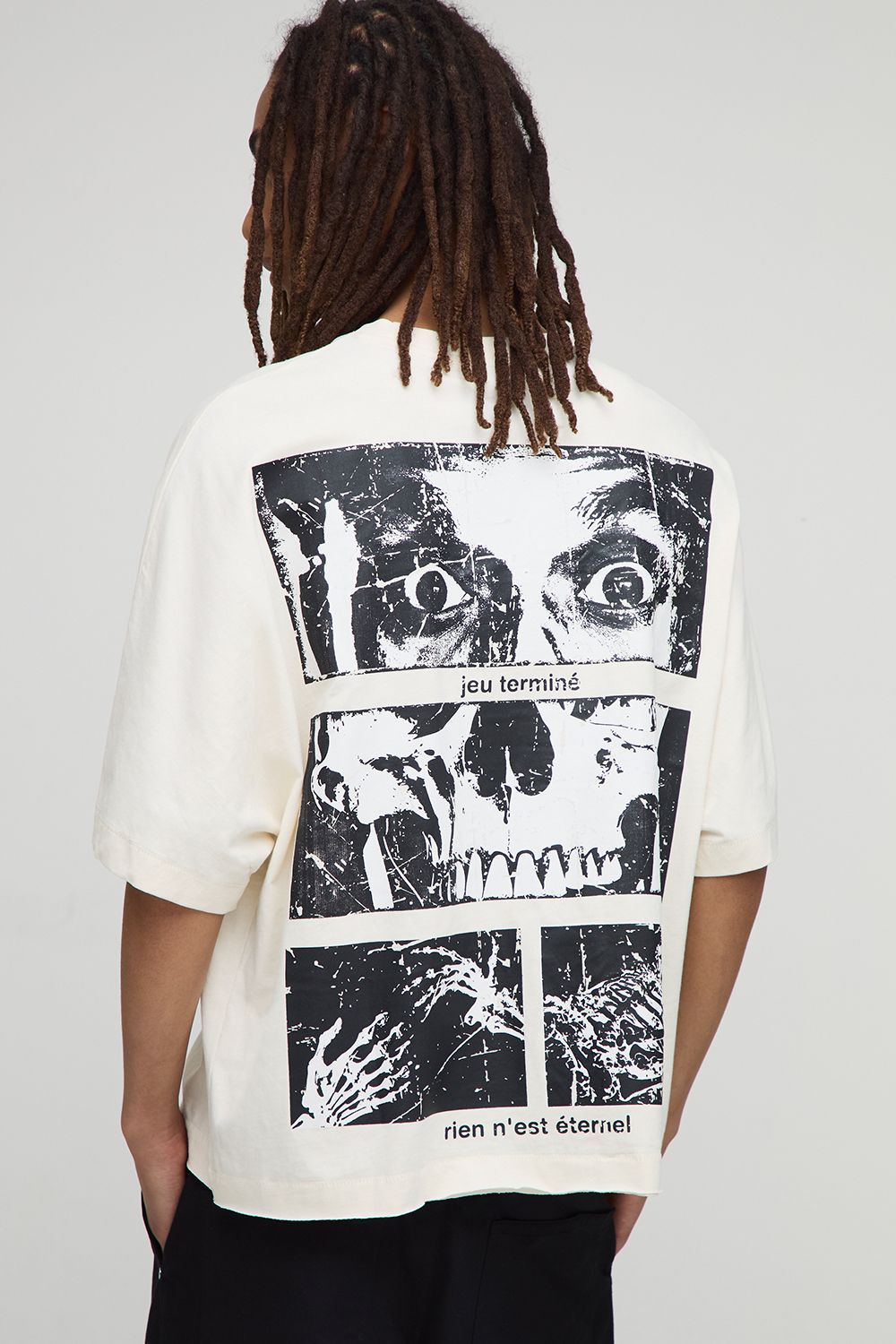 Extreme Oversized Boxy Gothic Washed Distressed Heavyweight T-Shirt - Ecru - S, Ecru von boohoo