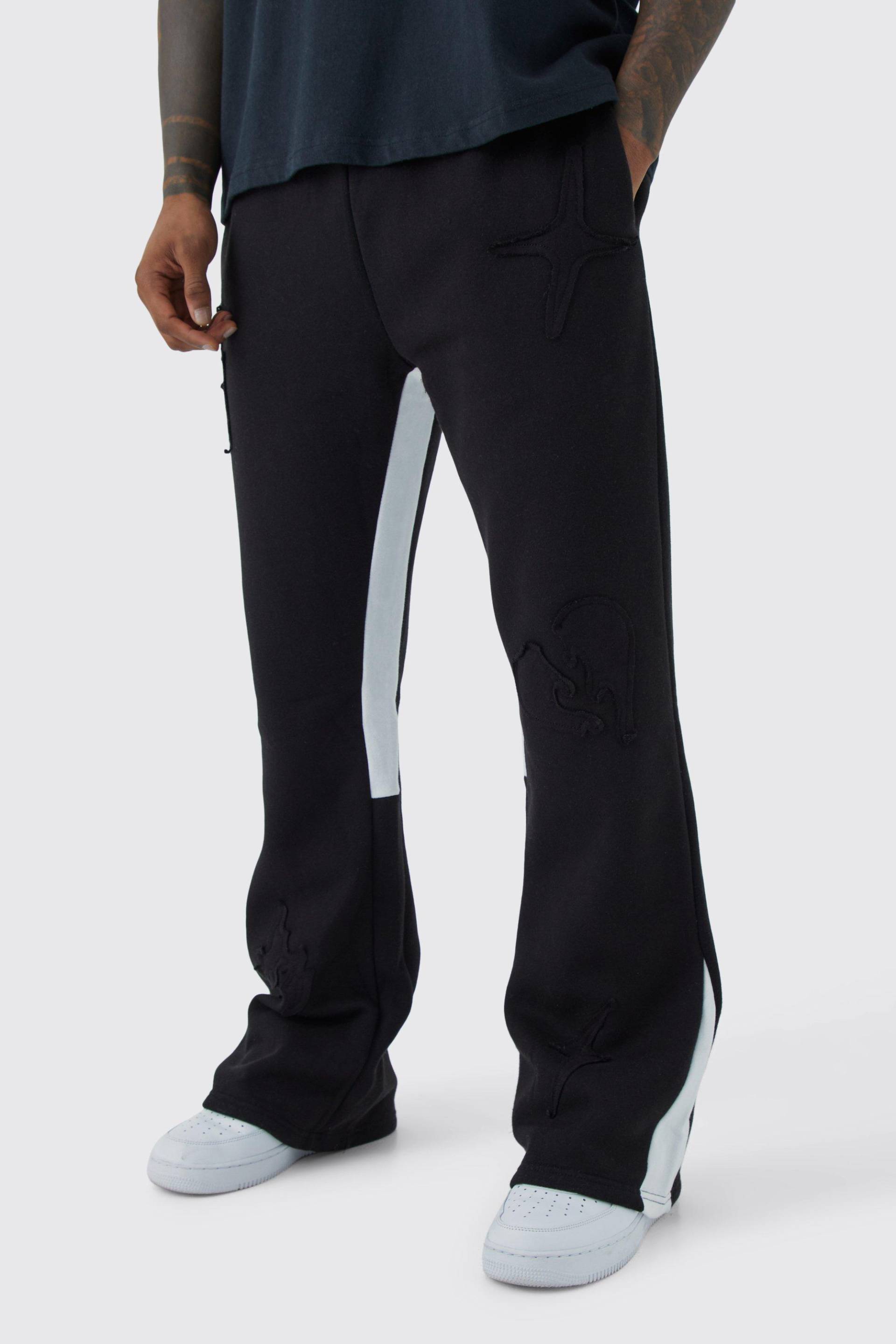 Jogginghose Mit Applikation - Black - S, Black Jogginghose Mit Applikation - Black - S, Black von boohoo