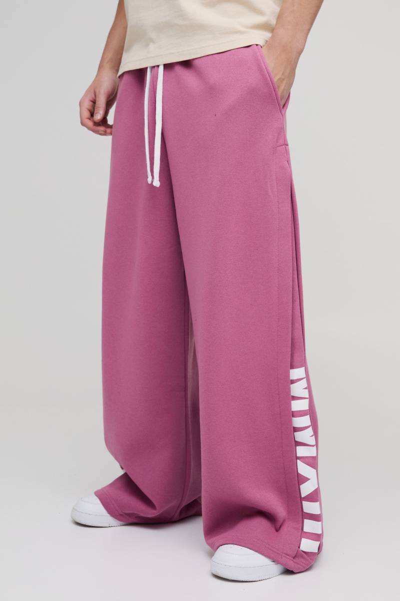 Jogginghose Mit Extrem Weitem Bein - Mauve - Xs, Mauve Jogginghose Mit Extrem Weitem Bein - Mauve - Xs, Mauve von boohoo