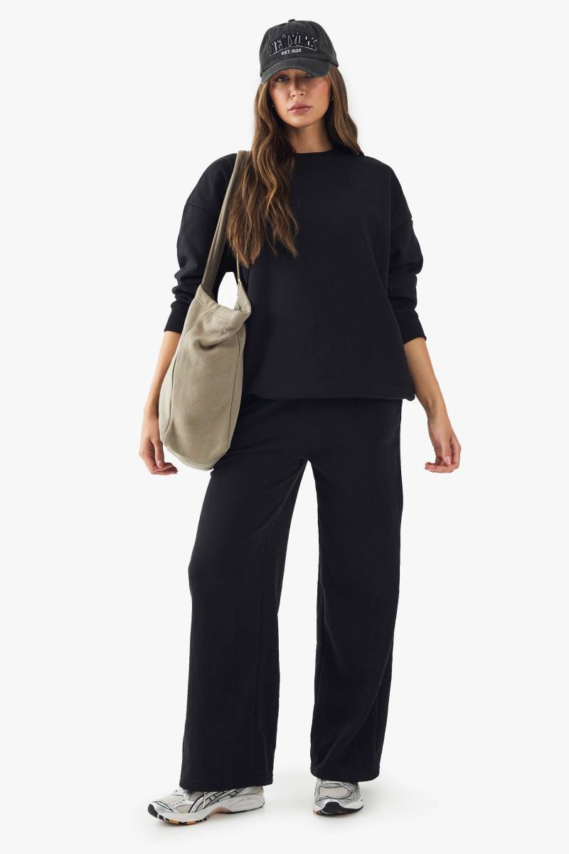 Jogginghose Mit Geradem Bein Und Dsgn Studio Stickerei - Black - Xs, Black Jogginghose Mit Geradem Bein Und Dsgn Studio Stickerei - Black - Xs, Black von boohoo