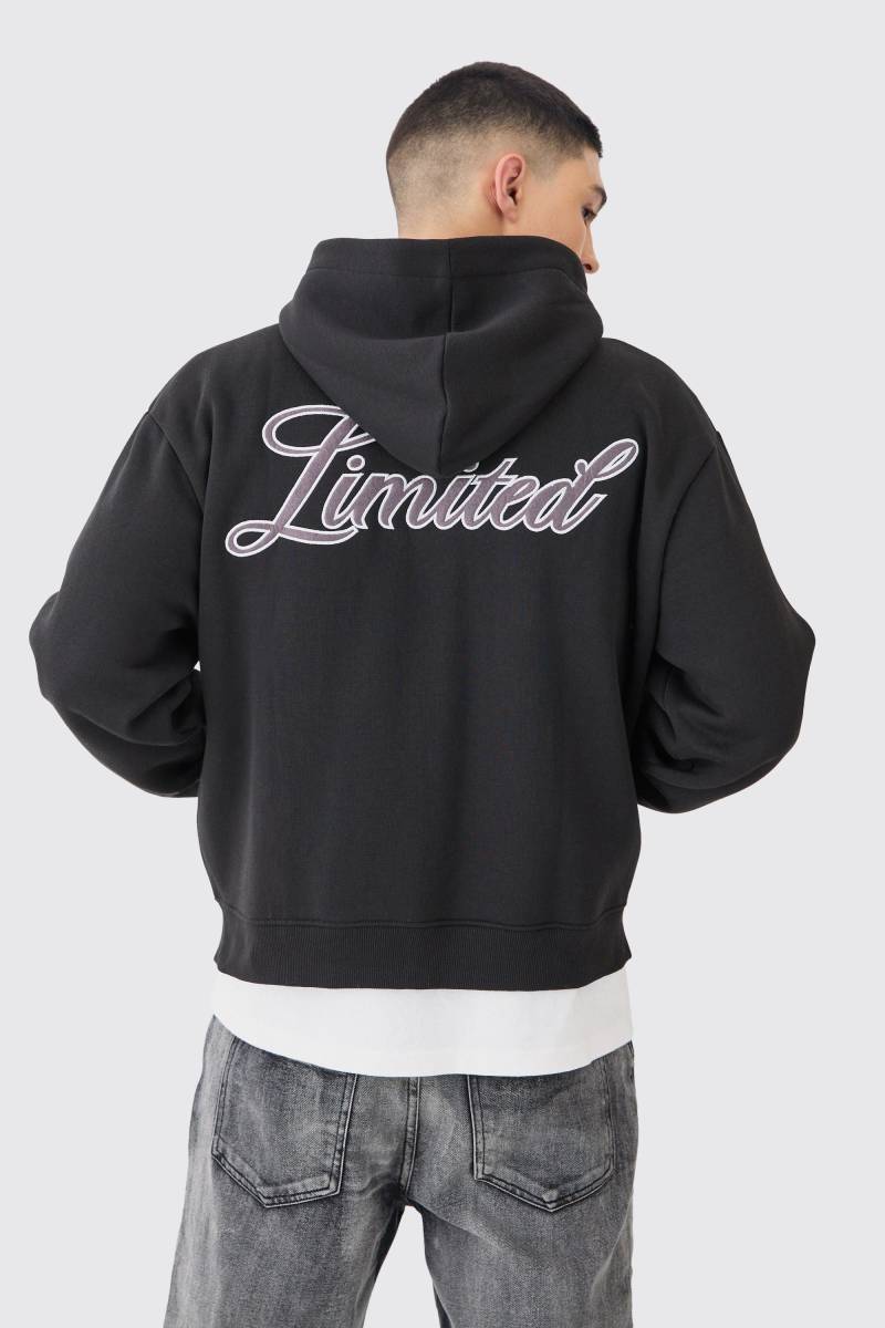 Kastiger Limited Hoodie Mit Reißverschluss - Black - Xs, Black von boohoo