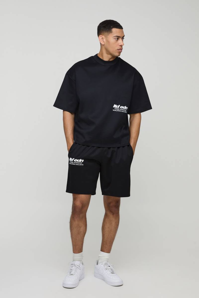 Kastiges Oversize Limited Edition T-Shirt Und Shorts - Black - Xs, Black Kastiges Oversize Limited Edition T-Shirt Und Shorts - Black - Xs, Black von boohoo