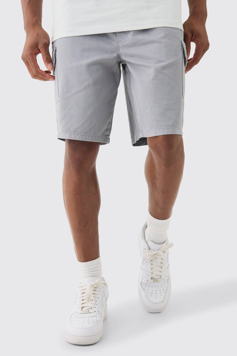 Lockere Cargo-Shorts - Grey - Xs, Grey Lockere Cargo-Shorts - Grey - Xs, Grey von boohoo