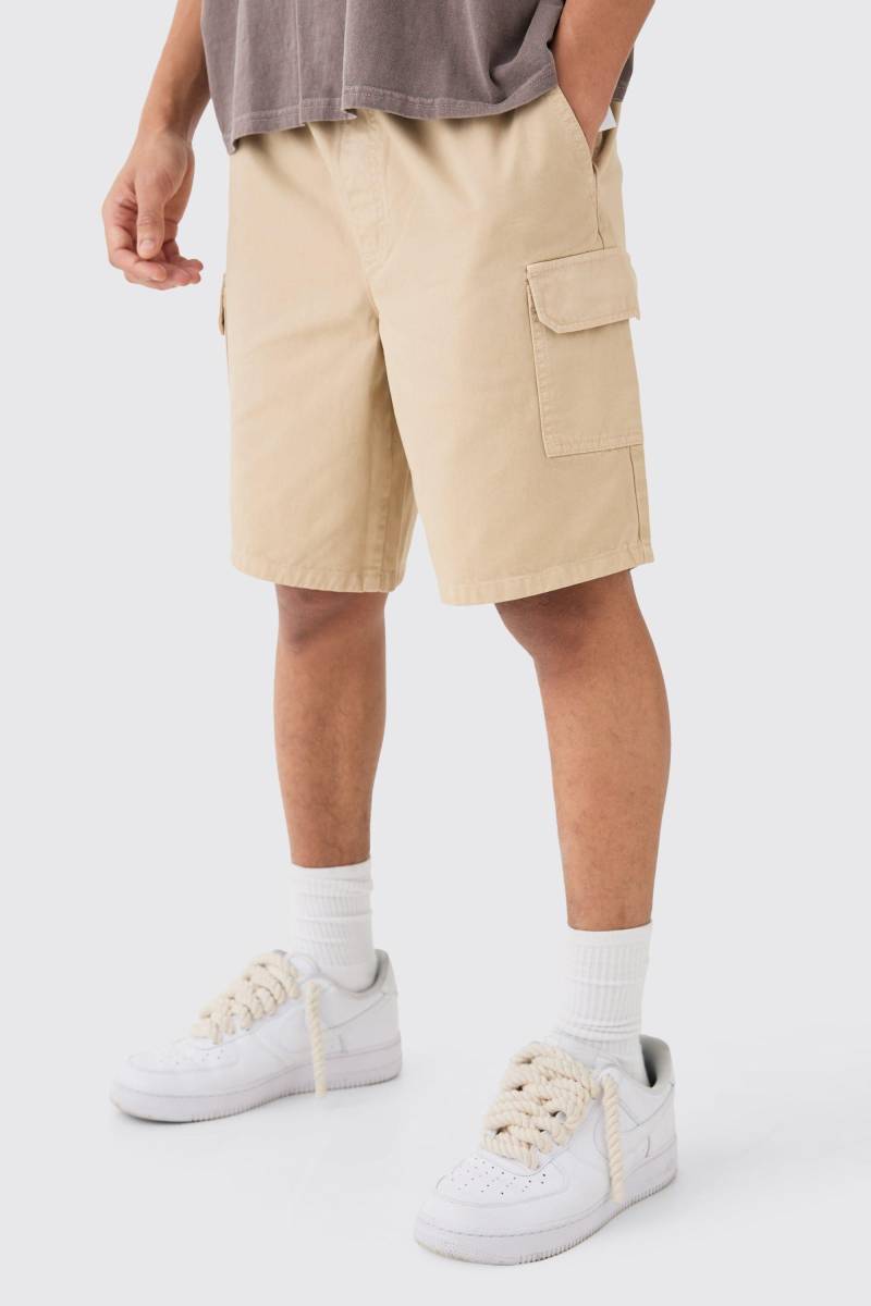 Lockere Cargo-Shorts - Stone - Xs, Stone Lockere Cargo-Shorts - Stone - Xs, Stone von boohoo