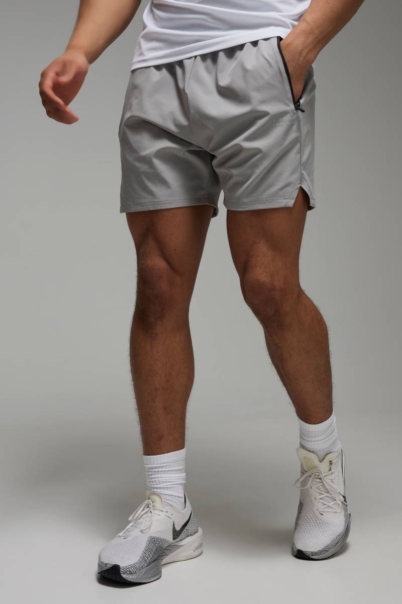 Man Active 5-In-1 Shorts - Light Grey - Xl, Light Grey von boohoo