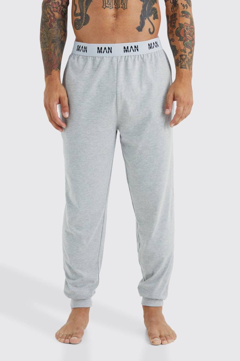 Man Loungewear-Jogginghose - Grey - S, Grey von boohoo