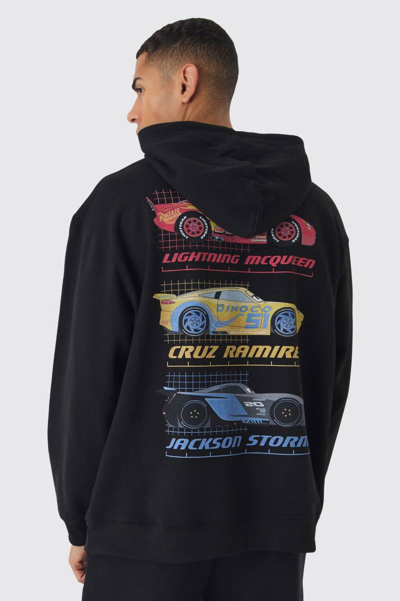 Oversize Hoodie Mit Lizenziertem Disney Cars Print - Black - Xs, Black Oversize Hoodie Mit Lizenziertem Disney Cars Print - Black - Xs, Black von boohoo