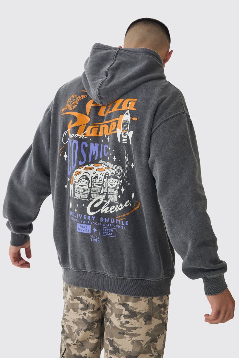 Oversize Hoodie Mit Lizenziertem Toy Stroy Pizza Planet Print - Charcoal - Xs, Charcoal Oversize Hoodie Mit Lizenziertem Toy Stroy Pizza Planet Print - Charcoal - Xs, Charcoal von boohoo