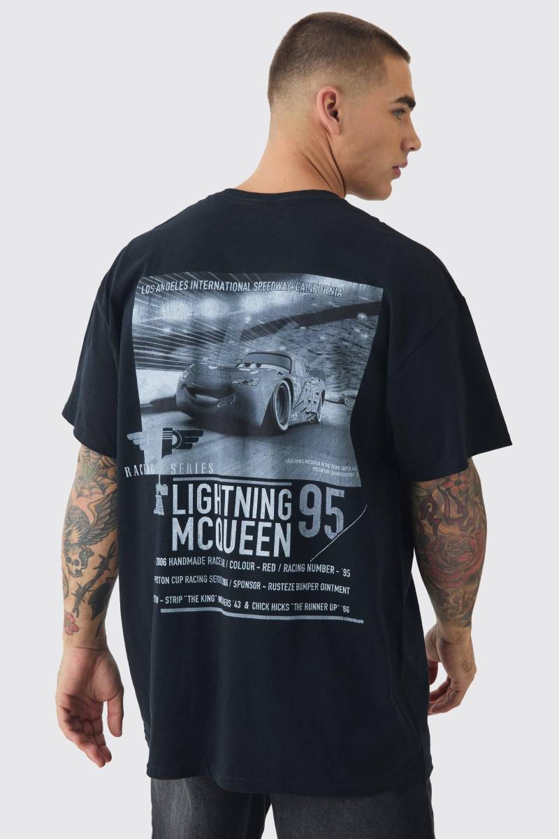 Oversize T-Shirt Mit Lizenziertem Disney Cars Print - Black - Xs, Black Oversize T-Shirt Mit Lizenziertem Disney Cars Print - Black - Xs, Black von boohoo