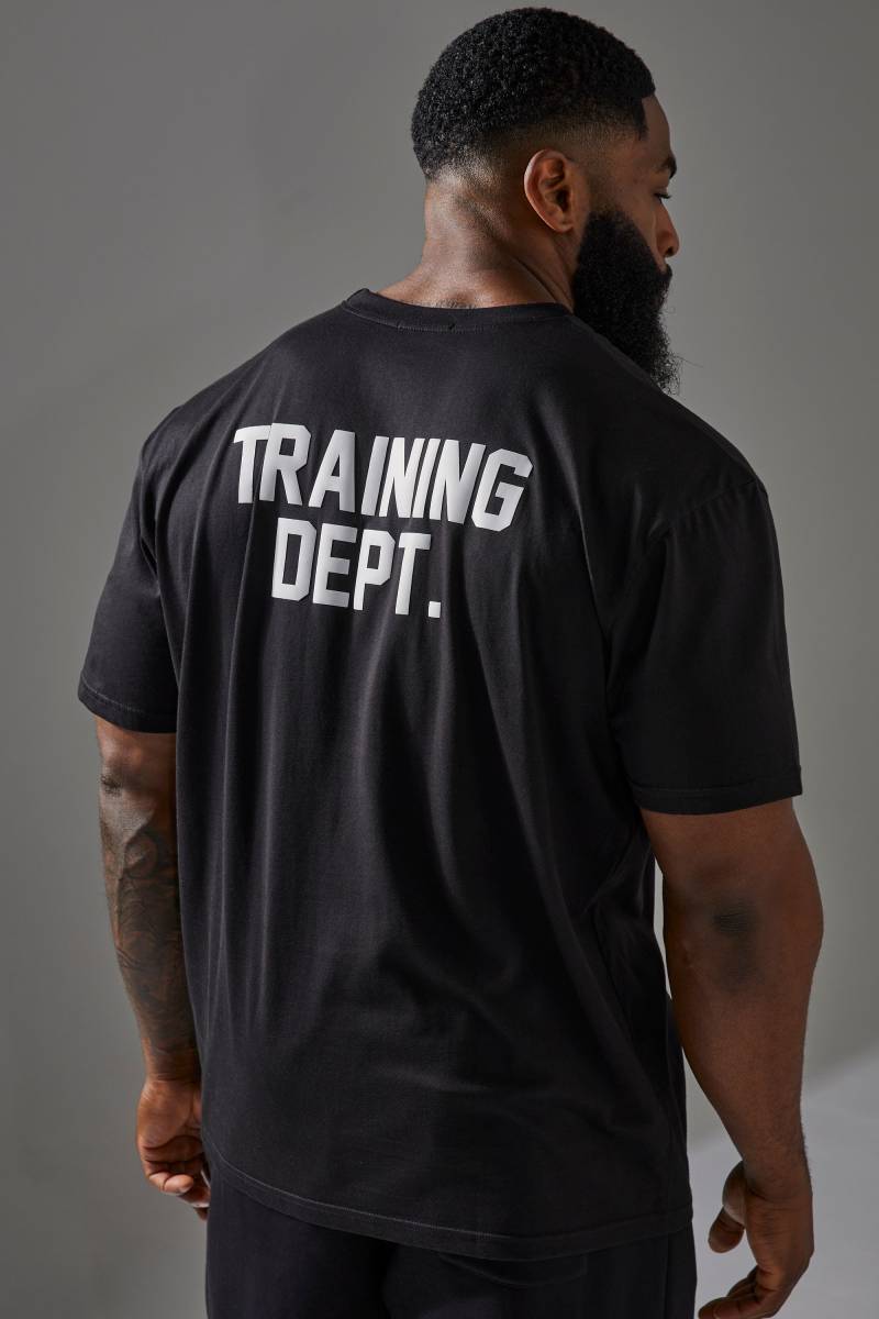 Oversize T-Shirt Mit Training Dept Print - Black - Xs, Black Oversize T-Shirt Mit Training Dept Print - Black - Xs, Black von boohoo