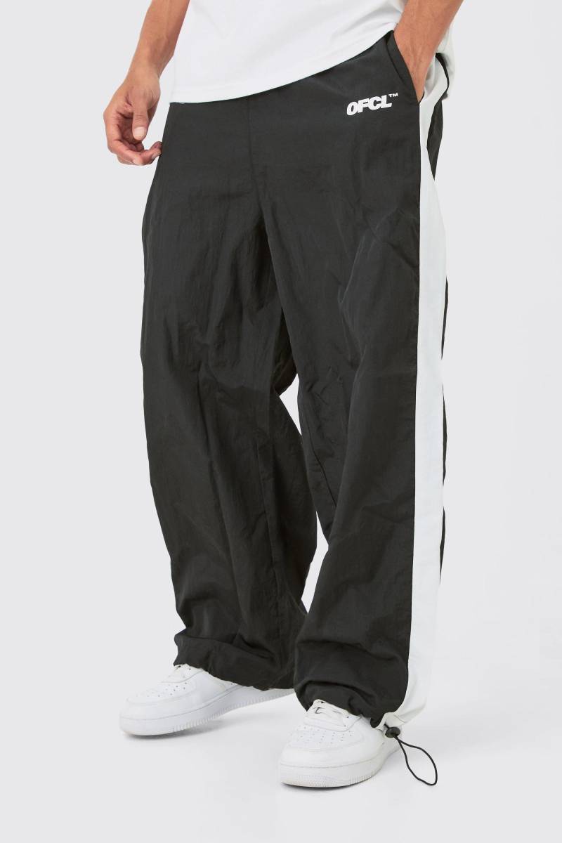 Parachute Hose Mit Teflon Seitenstreifen - Black - Xs, Black Parachute Hose Mit Teflon Seitenstreifen - Black - Xs, Black von boohoo